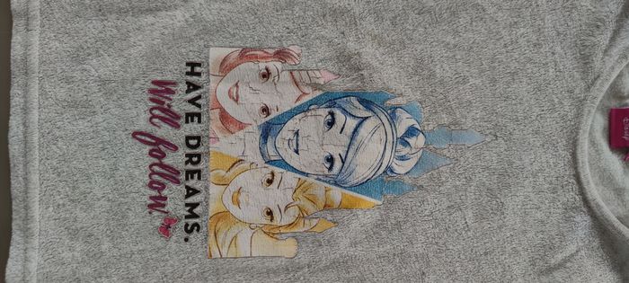 Pyjama Disney fille 6 ans gris et rose – bon état - photo numéro 6