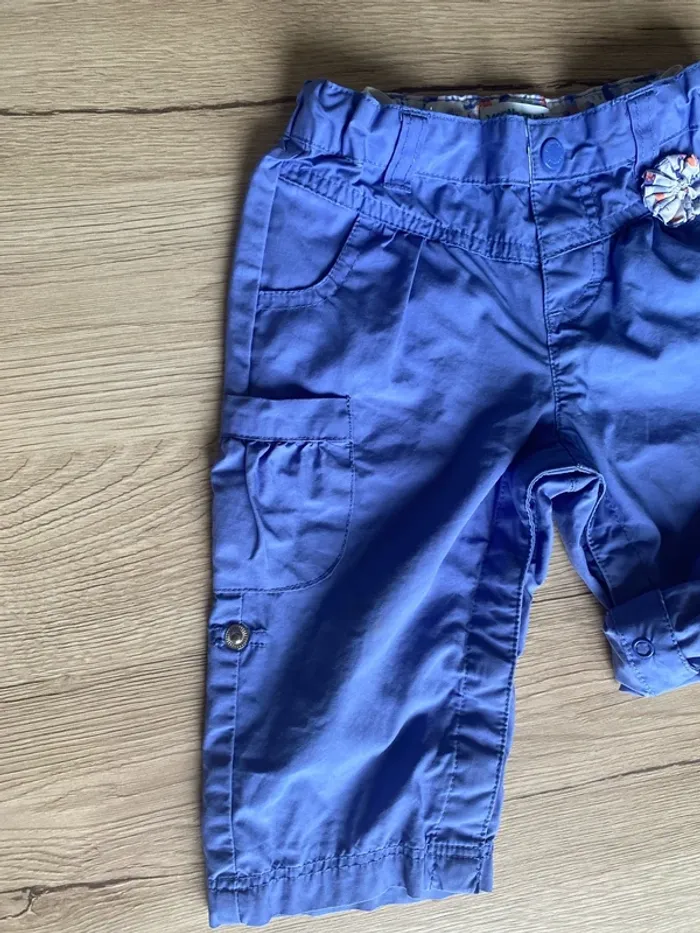 Pantalon été vertbaudet fille taille 12 mois - photo numéro 3