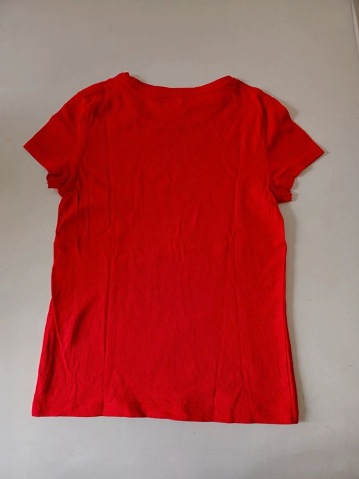 T shirt uni rouge - photo numéro 2
