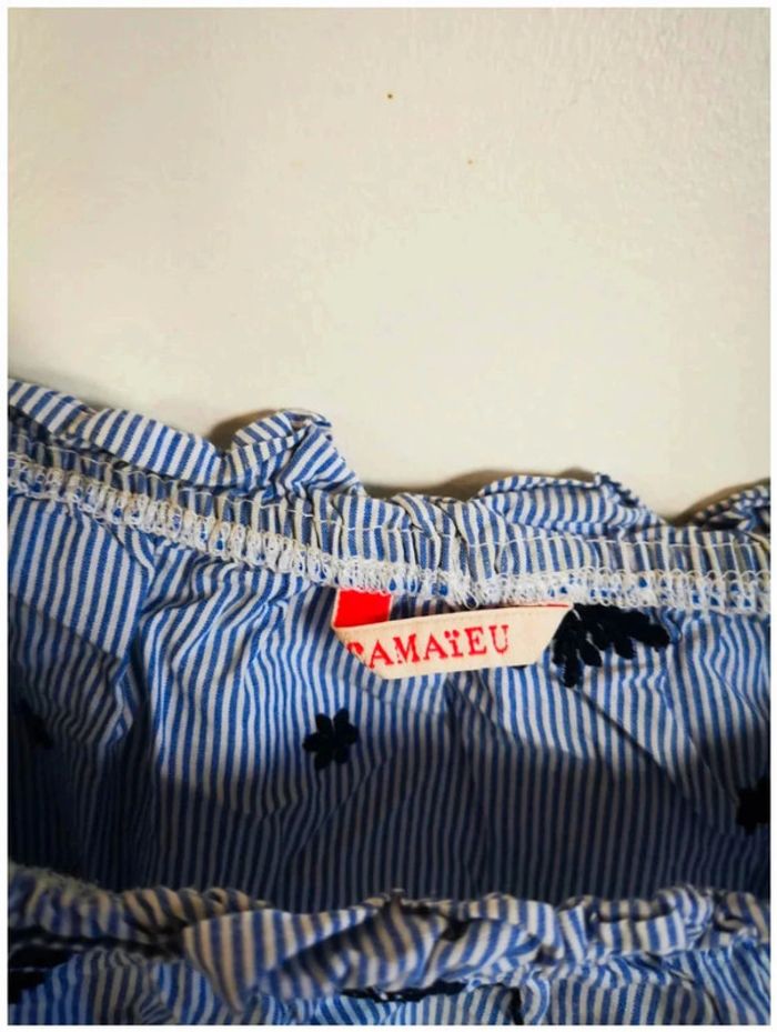 C34 débardeur rayé camaïeu 40 - photo numéro 3