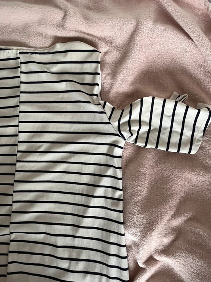 Robe Marinière Epaule Nue Mango - photo numéro 7