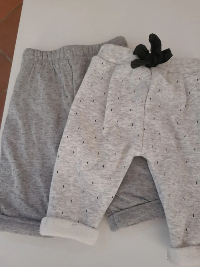 Lot pantalons chauds 3mois