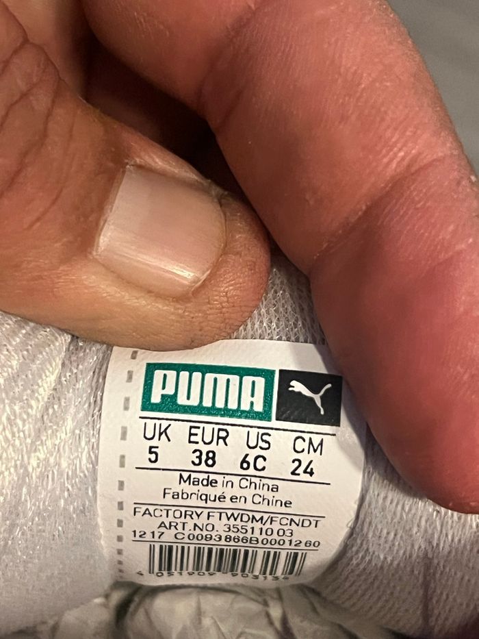 Puma  Suède  Rouge T 38 - photo numéro 7