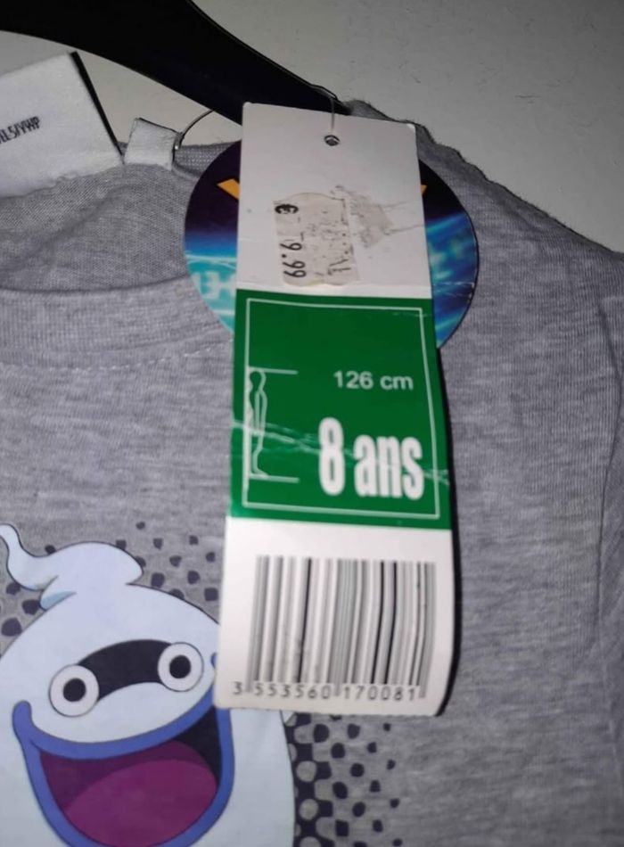 Tee shirt yokai watch taille 8 ans - photo numéro 2