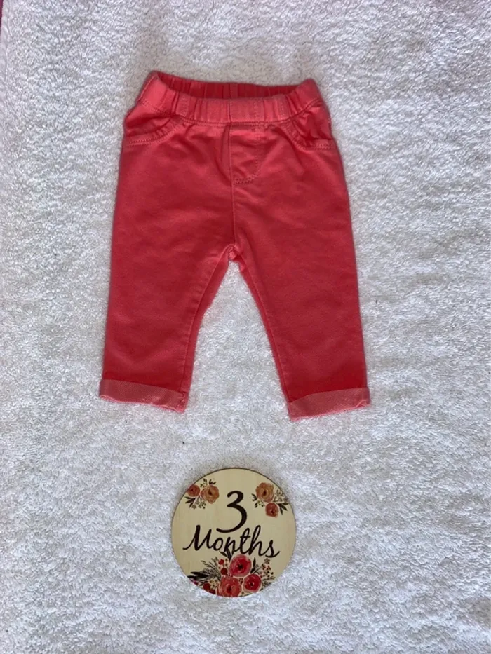 Jegging rose 3 mois