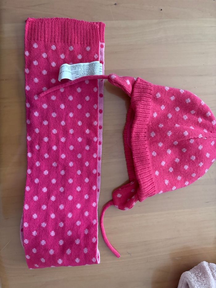 Ensemble bonnet + écharpe