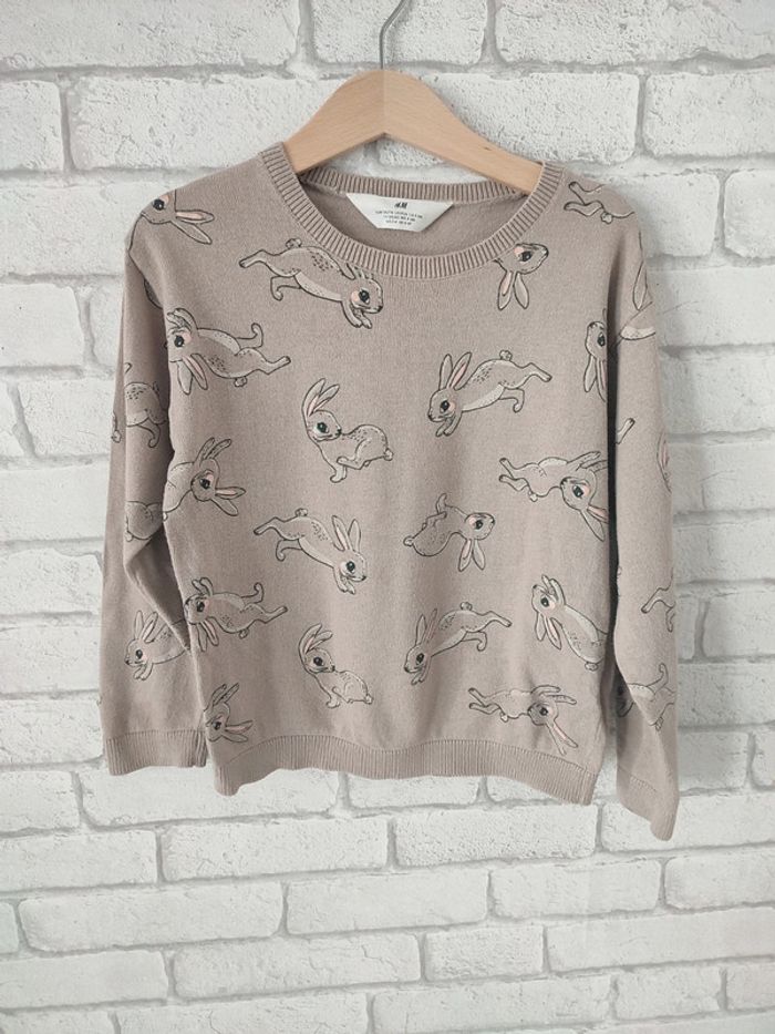 Pull H&M Lapin – Taille 4/6 ans