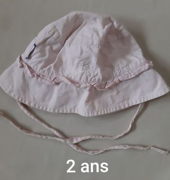 chapeau / bob rose fille - Papa pique et maman coud - 2 ans