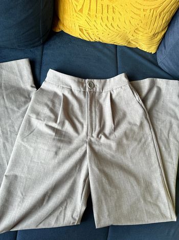 Pantalon droit gris