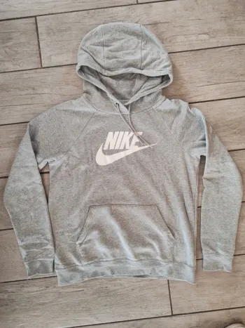 Hoodie Nike gris homme/femme sweat à capuche taille S