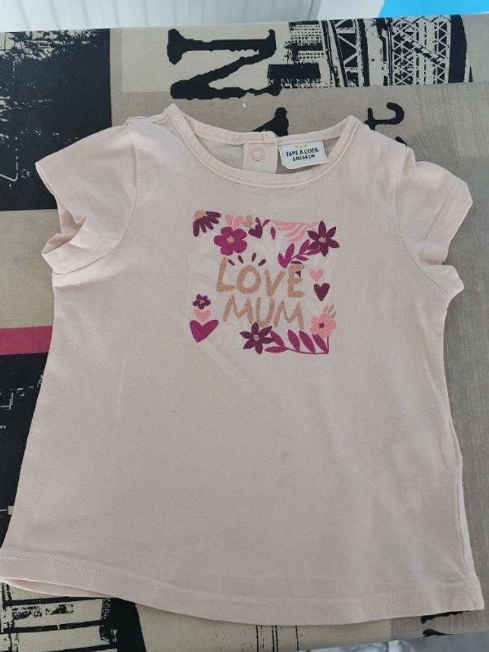 Tee-shirt fleuri