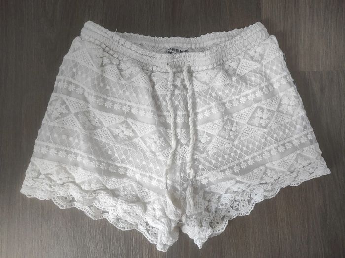 Short court dentelle fille 10 ans - photo numéro 1