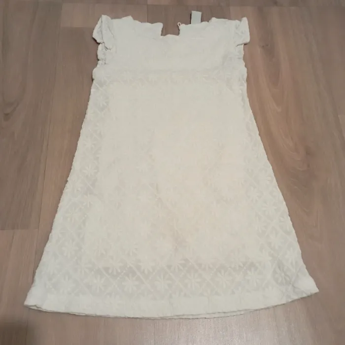 Robe blanche 5-6 ans