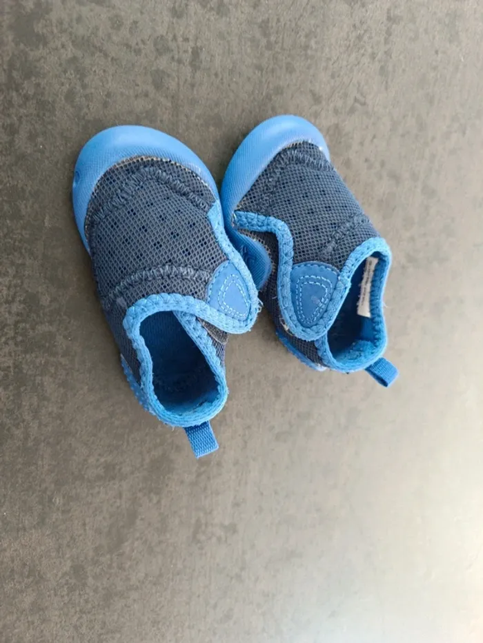 Chaussons souples bleus - photo numéro 3