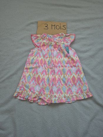 Robe fille 3 mois