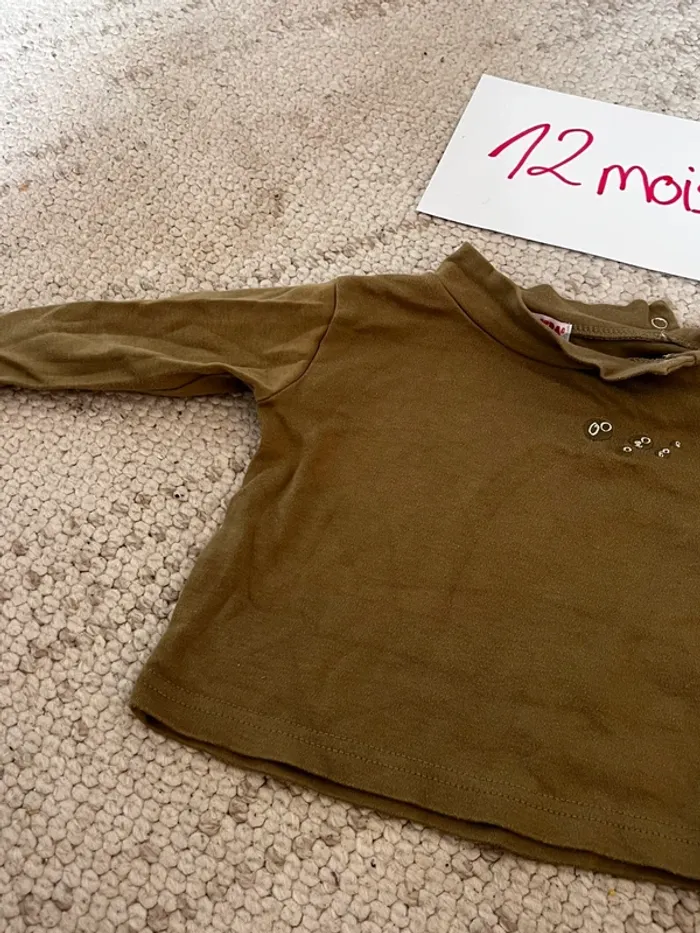 Tee shirt manche longue 12 mois - photo numéro 5