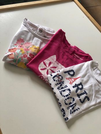 Lot 3 tee-shirts manches courtes