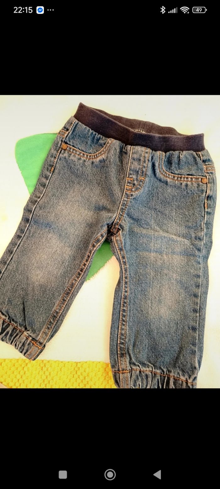 Lot jeans taille 12 mois - photo numéro 3
