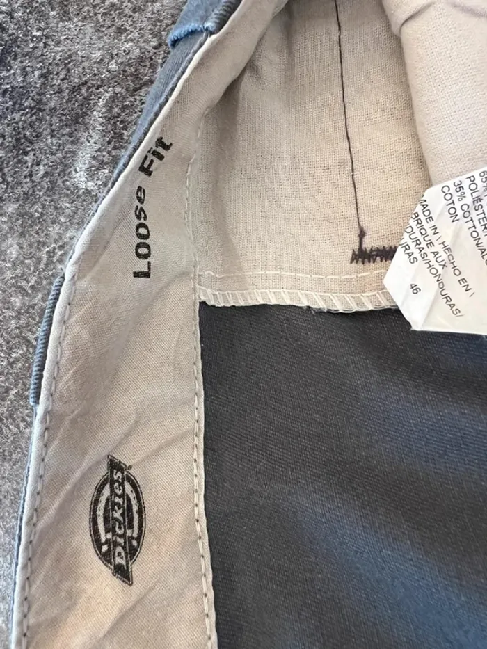 Short chino gris homme Dickies taille 46 Pantalón hombre Pantalone corto uomo Kurze Chinohose Herren - photo numéro 4