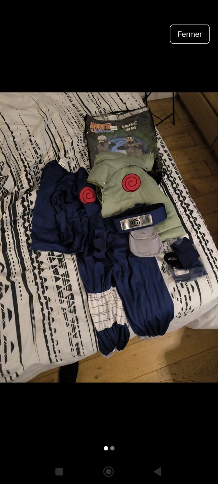 Déguisement Kakashi enfant taille 10 ans - photo numéro 2