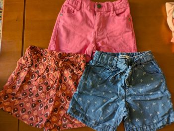Lot shorts 4ans