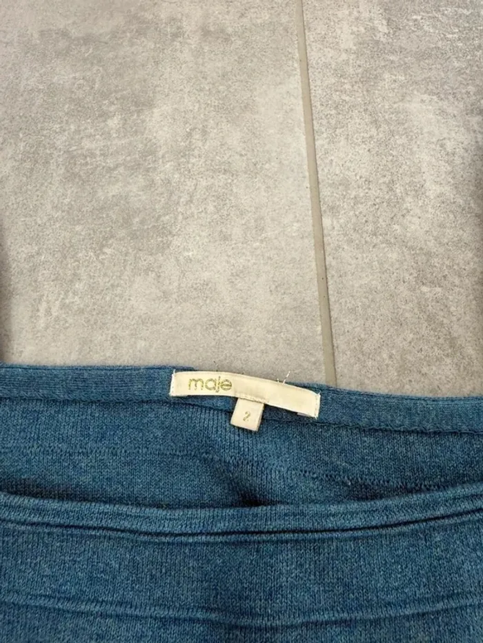 Robe Maje été bleue taille 2 soit M parfait état - photo numéro 6