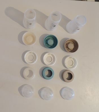 Lot de 3 biberons sans tétines 260 ml anti colique MAM