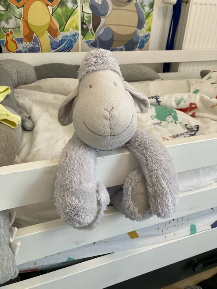 Peluche mouton gris Atmosphera - photo numéro 5