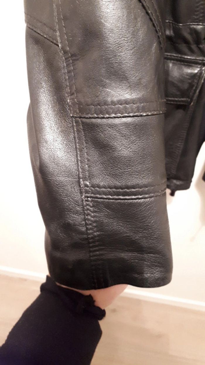Manteau cuir cuirlor XL - photo numéro 4