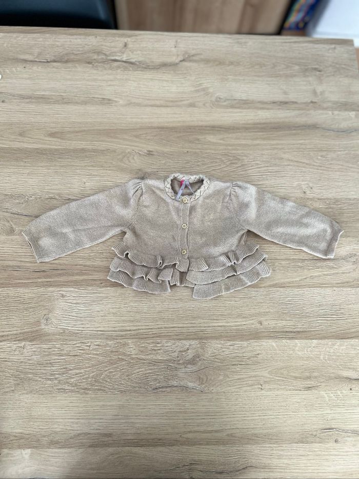 Boléro Gilet Cardigan bébé fille taille 9 mois Orchestra