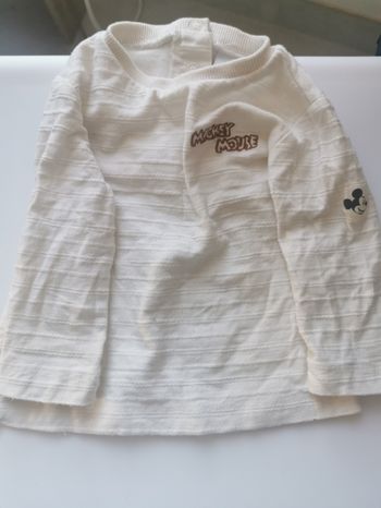 Pull blanc Mickey