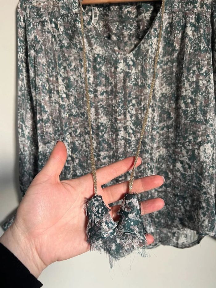 Blouse imprimée Ema Blues - photo numéro 4