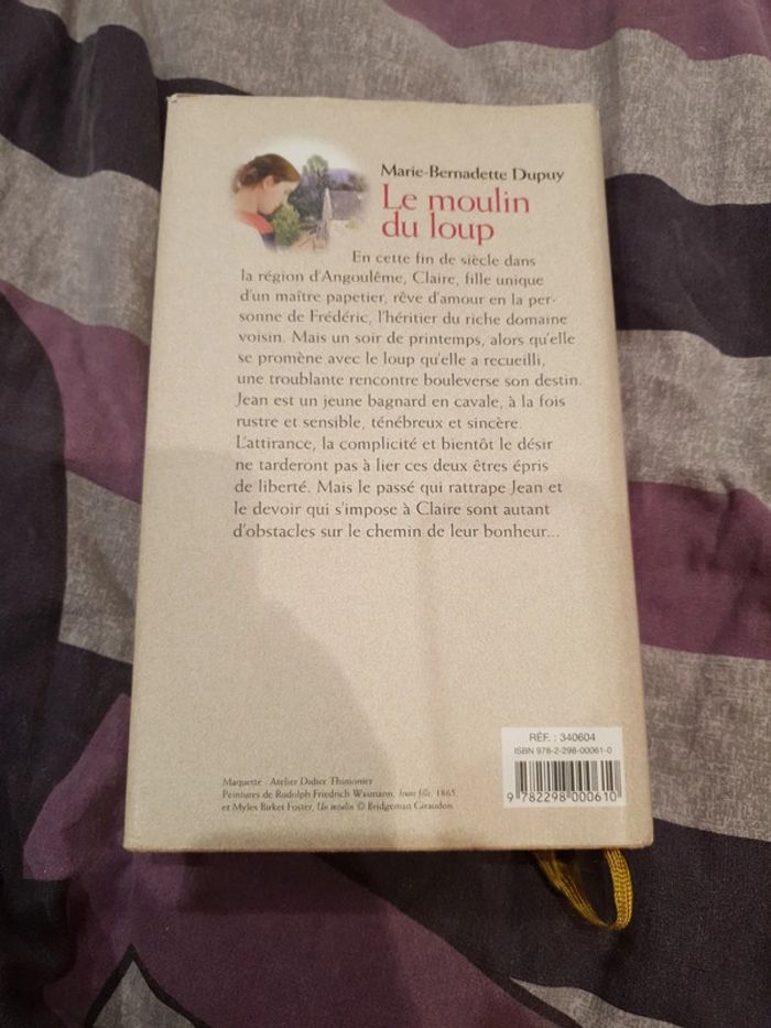 Livre de Marie Bernadette Dupuy Le moulin du loup - photo numéro 2