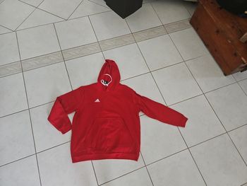 Sweat à capuche homme rouge Adidas XXL Neuf