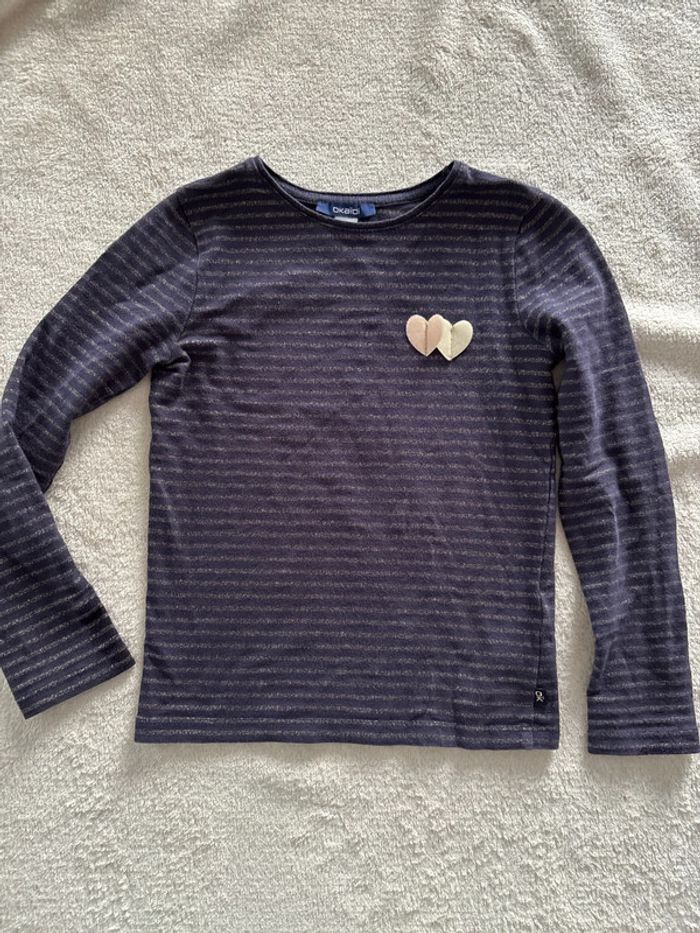 T-shirt manches longues 4 ans doré