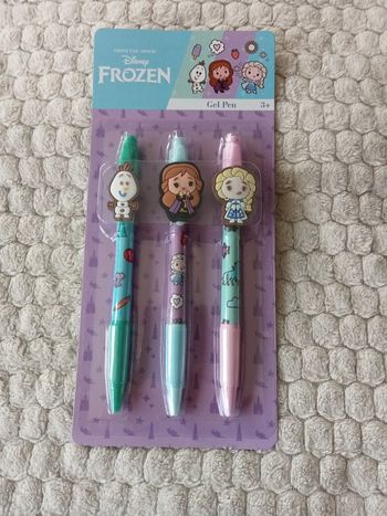 3 stylos la reine des neiges