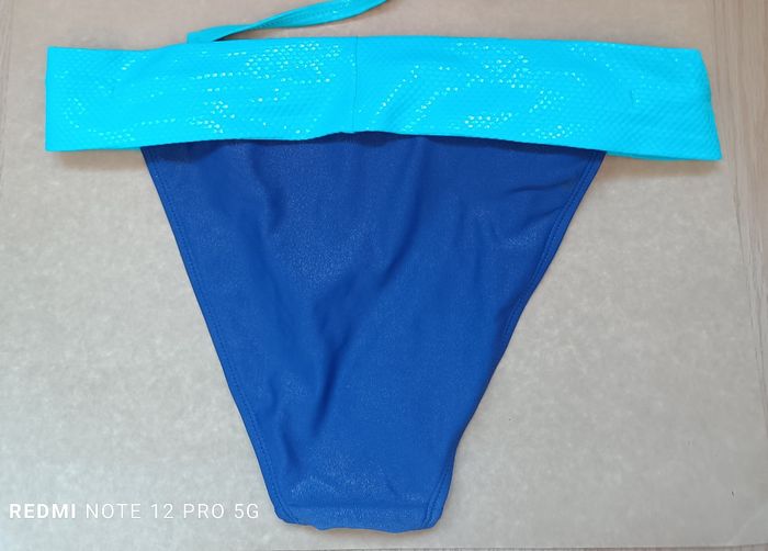 Maillot de bain bleu turquoise Rouge gorge T.L(40-42) - photo numéro 7