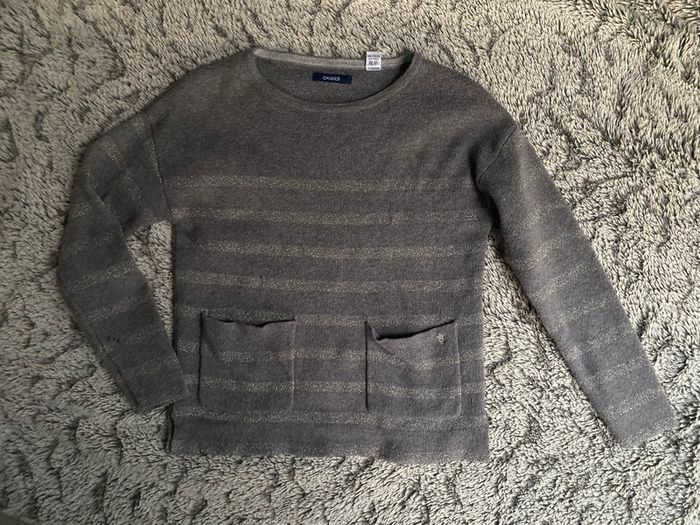 Pull gris Okaidi - 5 ans - photo numéro 2