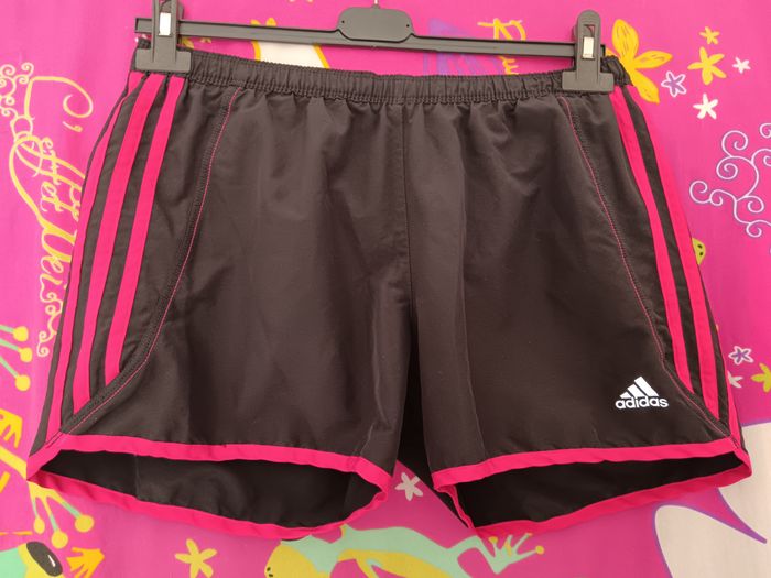 Short adidas rose et noir 36 - photo numéro 5