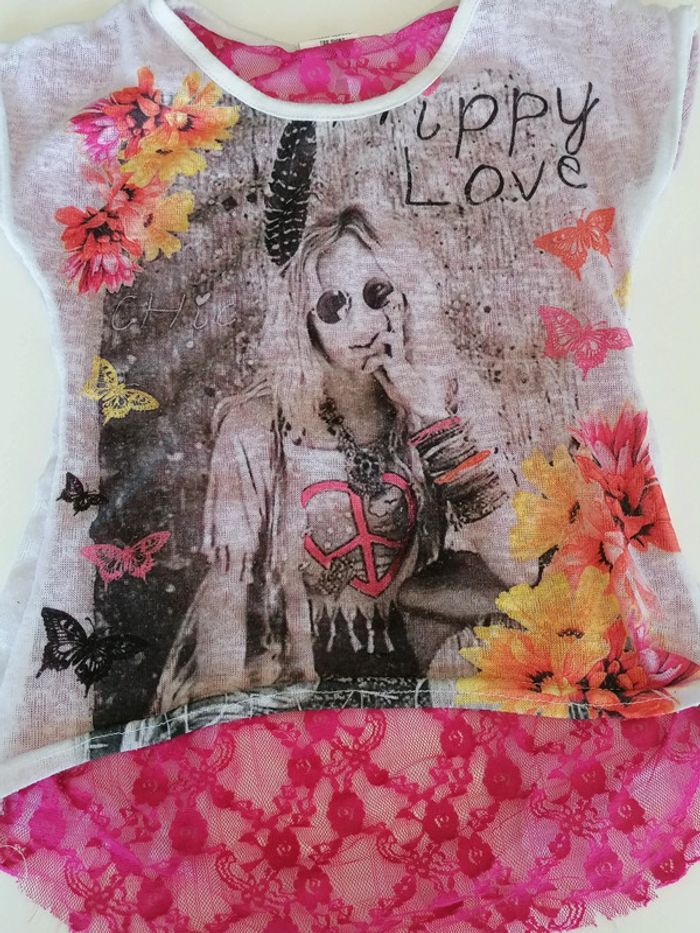 Thee shirt dentelle T 6 ans 👧🏻