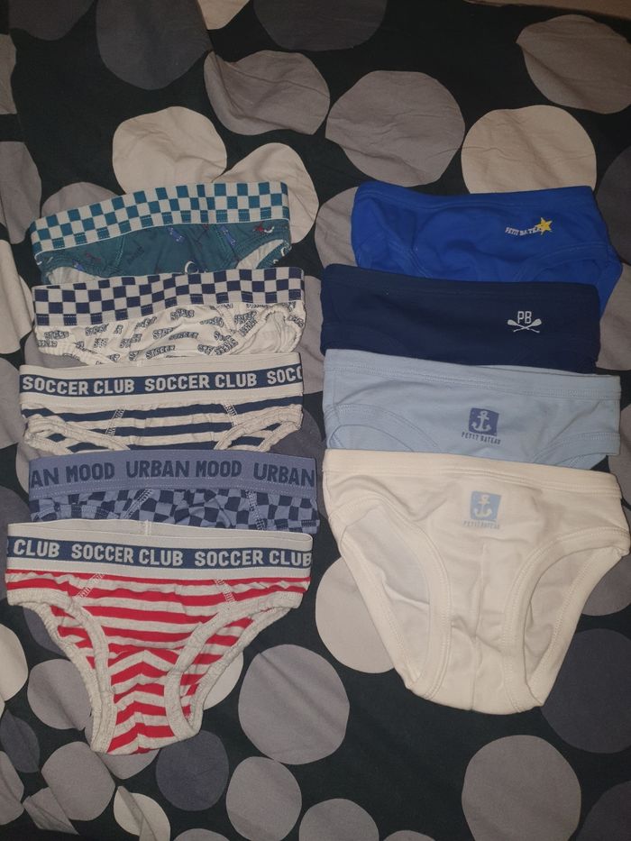 Slips en coton 4 ans