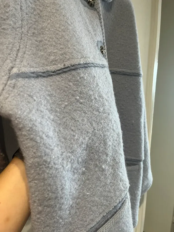 Veste manteau en laine  M/L - photo numéro 8