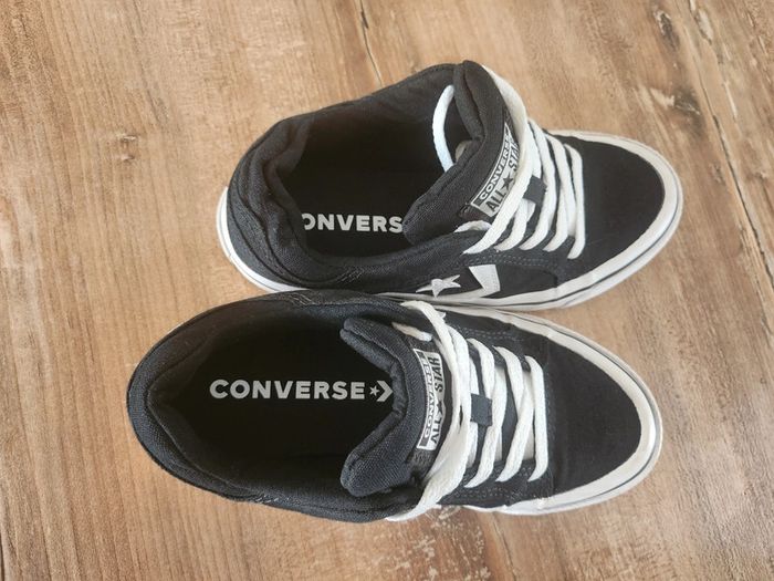 Converse all star très bon état noires et blanches 35 - photo numéro 5