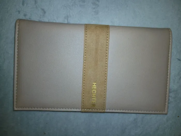 Portefeuille beige rose