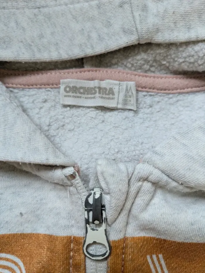 Sweat veste zippée 6 ans orchestra - photo numéro 2