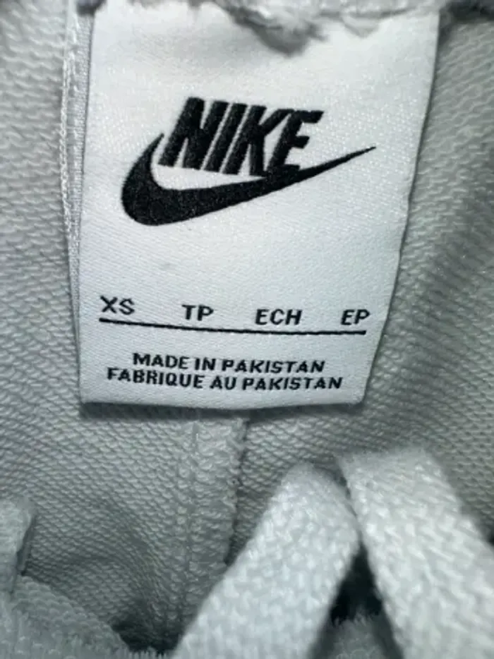 Jogging blanc logo multicolore Nike - photo numéro 4