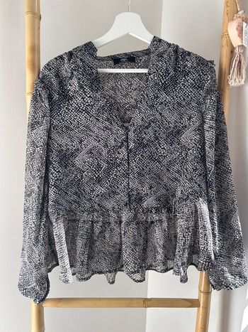 Blouse grise brillante Le temps des cerises Taille S