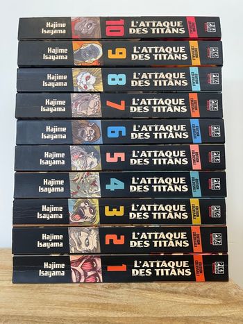 Manga Attaque des titans 1 à 10