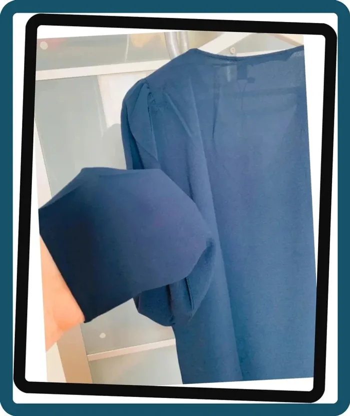 Blouse en Mousseline Marine Vero Moda T/M - photo numéro 7
