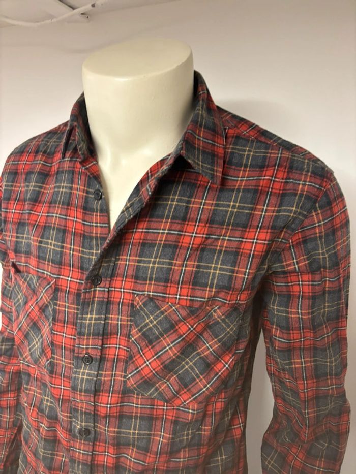 Chemise Homme The Kooples - Taille S - Style Bûcheron Bordeaux - photo numéro 3